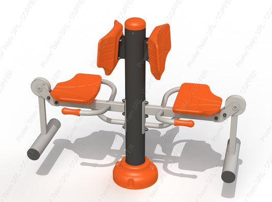 Double fitness machine