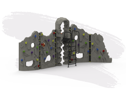 Climbing wall with slide KT 102