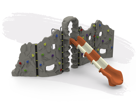 Climbing wall with slide KT 102