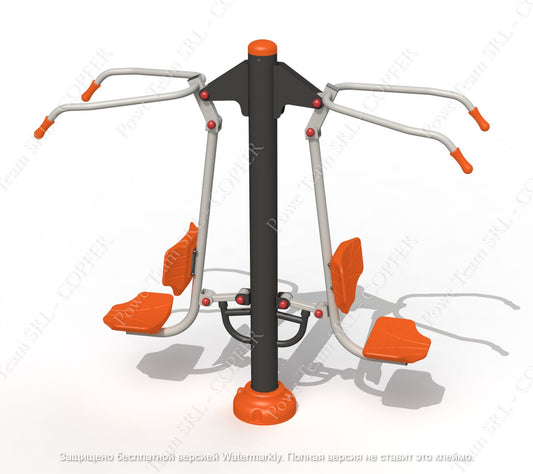 Double fitness machine "Back pulls" РТР 511T