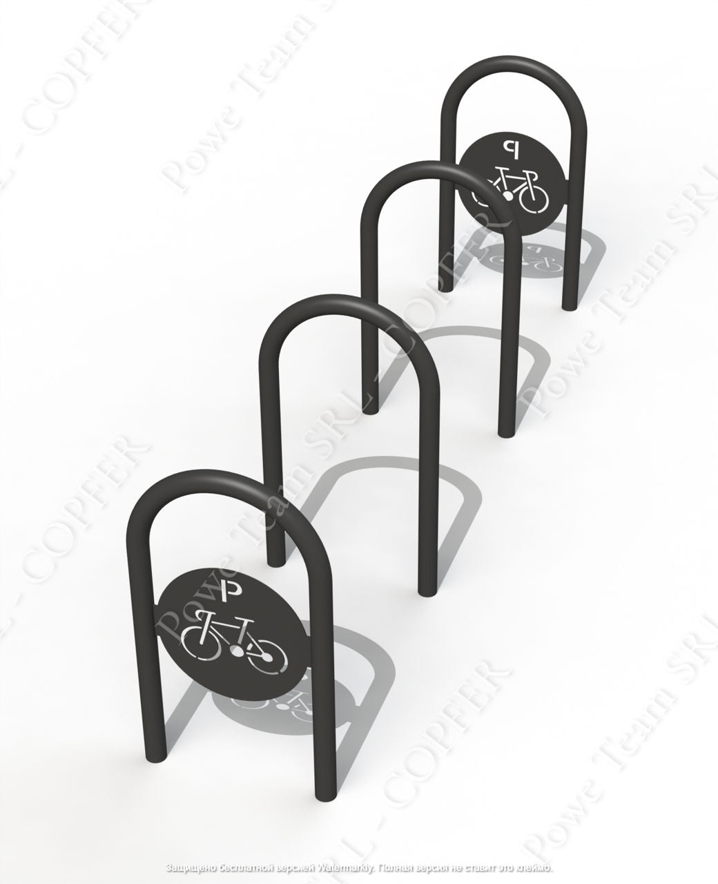 Bicycle parking for 2 bicycles PTP 728