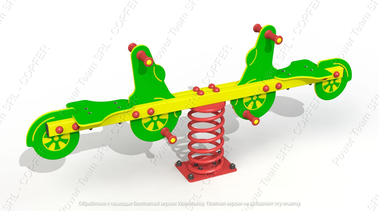 Rocker on double helical spring "Scooter" PTP 044-01