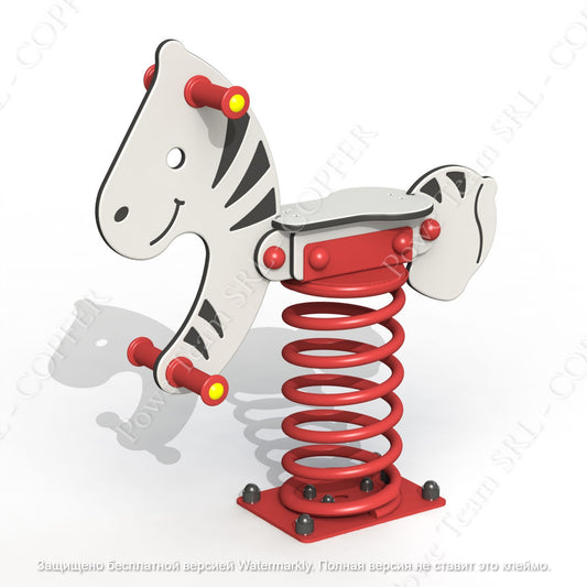 "Zebra" coil spring rocker PTP 029-05