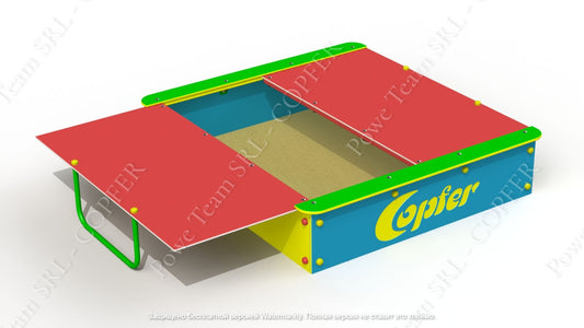 Nisipiera cu capac PTP 034H